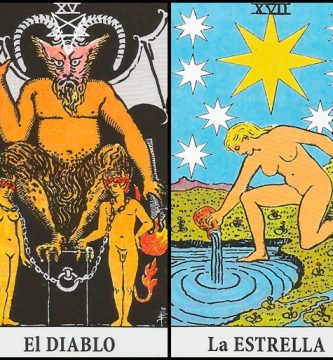 El Diablo y La Estrella | Combinaciones con el Tarot Marsella y Rider