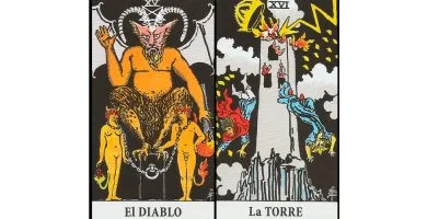 El Diablo y La Torre | Combinaciones con el Tarot Marsella y Rider