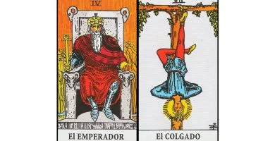 El Emperador y El Colgado | Combinaciones con el Tarot Marsella y Rider