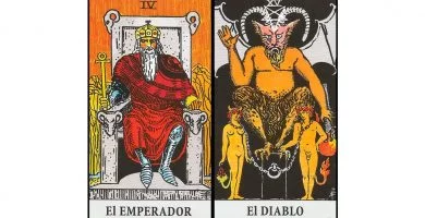 El Emperador y El Diablo | Combinaciones con el Tarot Marsella y Rider