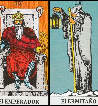 El Emperador y El Ermitaño | Combinaciones con el Tarot Marsella y Rider El Emperador y El Ermitaño | Combinaciones con el Tarot Marsella y Rider