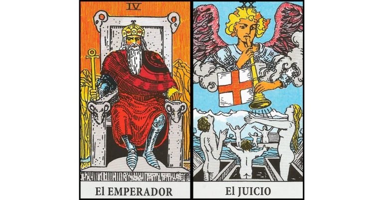 El Emperador y El Juicio | Combinaciones con el Tarot Marsella y Rider