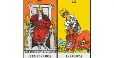 El Emperador y La Fuerza | Combinaciones con el Tarot Marsella y Rider