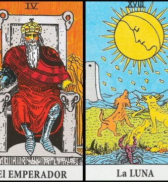 El Emperador y La Luna | Combinaciones con el Tarot Marsella y Rider