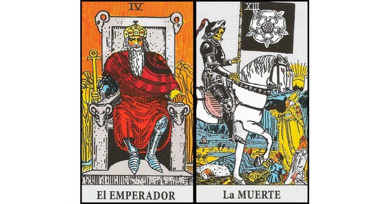 El Emperador y La Muerte | Combinaciones con el Tarot Marsella y Rider