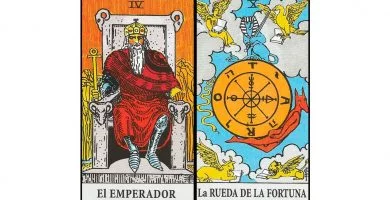 El Emperador y La Rueda de la Fortuna | Combinaciones con el Tarot Marsella y Rider