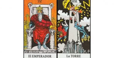 El Emperador y La Torre | Combinaciones con el Tarot Marsella y Rider