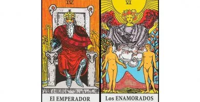 El Emperador y Los Enamorados | Combinaciones con el Tarot Marsella y Rider