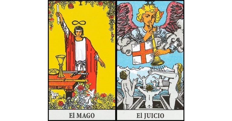 El Mago y El Juicio | Combinaciones con el Tarot Marsella y Rider