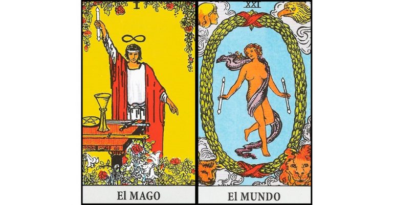 El Mago y El Mundo | Combinaciones con el Tarot Marsella y Rider