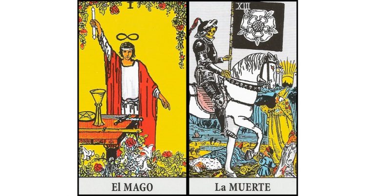 El Mago y La Muerte | Combinaciones con el Tarot Marsella y Rider