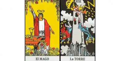 El Mago y La Torre | Combinaciones con el Tarot Marsella y Rider