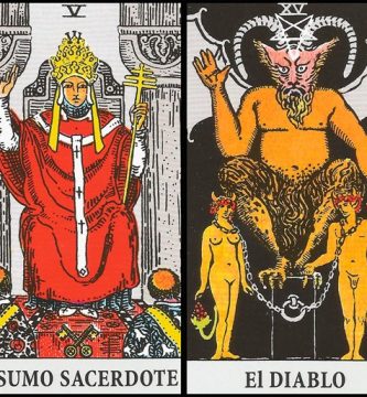 El Papa y El Diablo | Combinaciones con el Tarot Marsella y Rider El Papa y El Diablo | Combinaciones con el Tarot Marsella y Rider