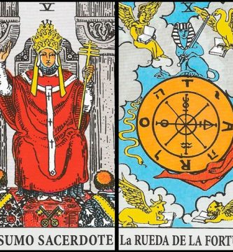 El Papa y La Rueda de la Fortuna | Combinaciones con el Tarot Marsella y Rider