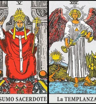 El Papa y La Templanza | Combinaciones con el Tarot Marsella y Rider El Papa y La Templanza | Combinaciones con el Tarot Marsella y Rider