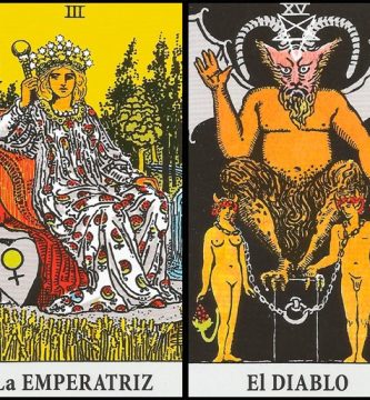 La Emperatriz y El Diablo | Combinaciones con el Tarot Marsella y Rider
