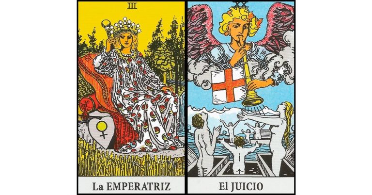 La Emperatriz y El Juicio | Combinaciones con el Tarot Marsella y Rider