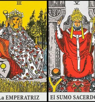 La Emperatriz y El Papa | Combinaciones con el Tarot Marsella y Rider