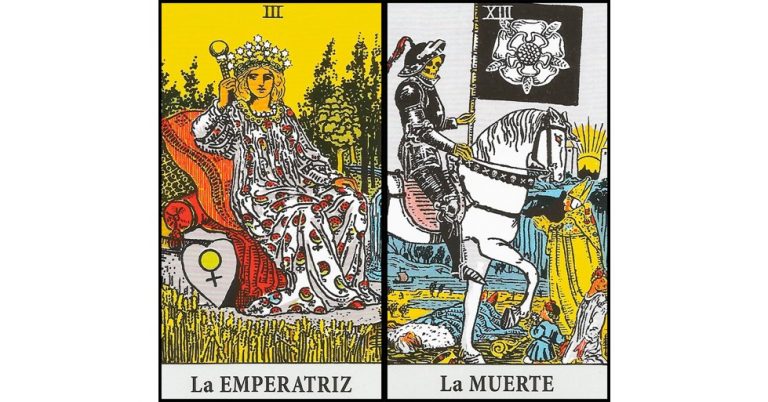 La Emperatriz y La Muerte | Combinaciones con el Tarot Marsella y Rider