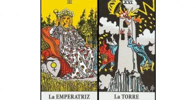 La Emperatriz y La Torre | Combinaciones con el Tarot Marsella y Rider
