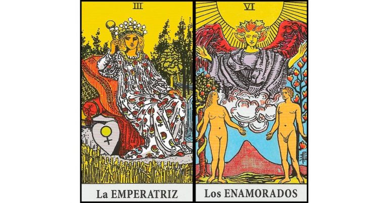 La Emperatriz y Los Enamorados | Combinaciones con el Tarot Marsella y Rider