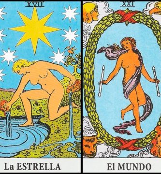 La Estrella y El Mundo | Combinaciones con el Tarot Marsella y Rider