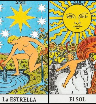 La Estrella y El Sol | Combinaciones con el Tarot Marsella y Rider