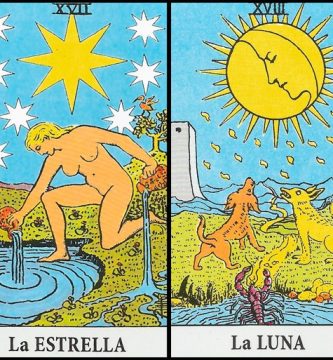 La Estrella y La Luna | Combinaciones con el Tarot Marsella y Rider