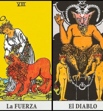 La Fuerza y El Diablo | Combinaciones con el Tarot Marsella y Rider