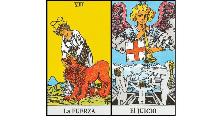 La Fuerza y El Juicio | Combinaciones con el Tarot Marsella y Rider