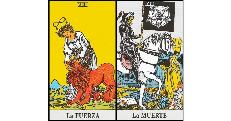 La Fuerza y La Muerte | Combinaciones con el Tarot Marsella y Rider