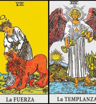 La Fuerza y La Templanza | Combinaciones con el Tarot Marsella y Rider