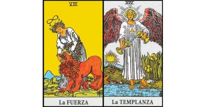 La Fuerza y La Templanza | Combinaciones con el Tarot Marsella y Rider