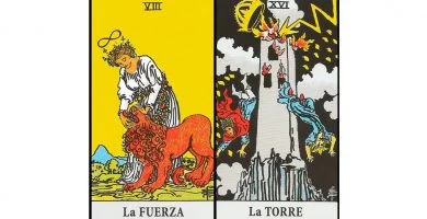 La Fuerza y La Torre | Combinaciones con el Tarot Marsella y Rider