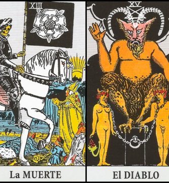 La Muerte y El Diablo | Combinaciones con el Tarot Marsella y Rider