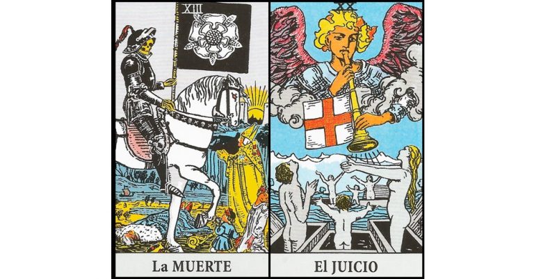 La Muerte y El Juicio | Combinaciones con el Tarot Marsella y Rider