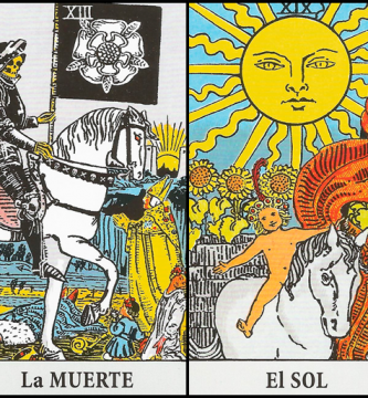 La Muerte y El Sol | Combinaciones con el Tarot Marsella y Rider