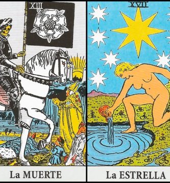 La Muerte y La Estrella | Combinaciones con el Tarot Marsella y Rider