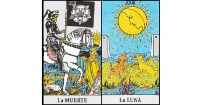 La Muerte y La Luna | Combinaciones con el Tarot Marsella y Rider La Muerte y La Luna | Combinaciones con el Tarot Marsella y Rider