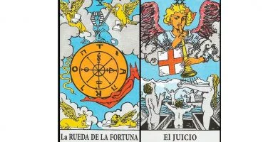 La Rueda de la Fortuna y El Juicio | Combinaciones con el Tarot Marsella y Rider