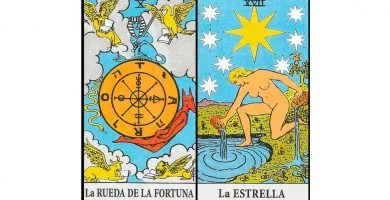 La Rueda de la Fortuna y La Estrella | Combinaciones con el Tarot Marsella y Rider