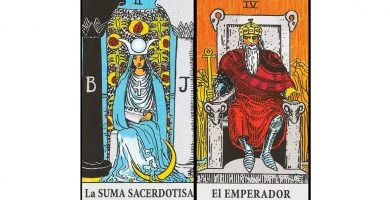 La Sacerdotisa y El Emperador | Combinaciones con el Tarot Marsella y Rider
