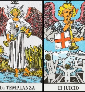 La Templanza y El Juicio | Combinaciones con el Tarot Marsella y Rider La Templanza y El Juicio | Combinaciones con el Tarot Marsella y Rider