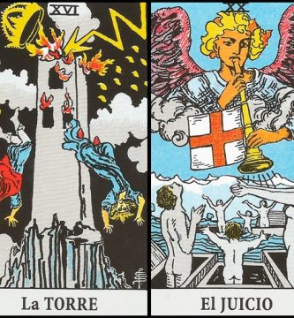La Torre y El Juicio | Combinaciones con el Tarot Marsella y Rider