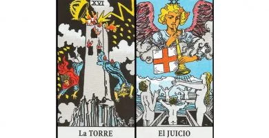 La Torre y El Juicio | Combinaciones con el Tarot Marsella y Rider