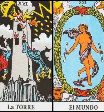 La Torre y El Mundo | Combinaciones con el Tarot Marsella y Rider