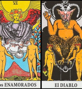 Los Enamorados y El Diablo | Combinaciones con el Tarot Marsella y Rider