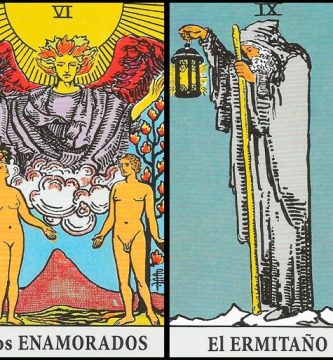 Los Enamorados y El Ermitaño | Combinaciones con el Tarot Marsella y Rider Los Enamorados y El Ermitaño | Combinaciones con el Tarot Marsella y Rider