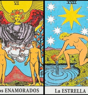 Los Enamorados y La Estrella | Combinaciones con el Tarot Marsella y Rider