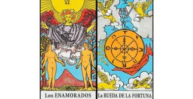 Los Enamorados y La Rueda de la Fortuna | Combinaciones con el Tarot Marsella y Rider